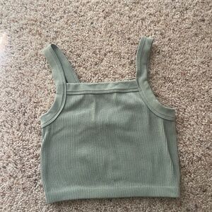 Cotton On Green Tank Crop Top